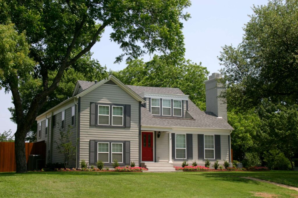 Classic colonial style house