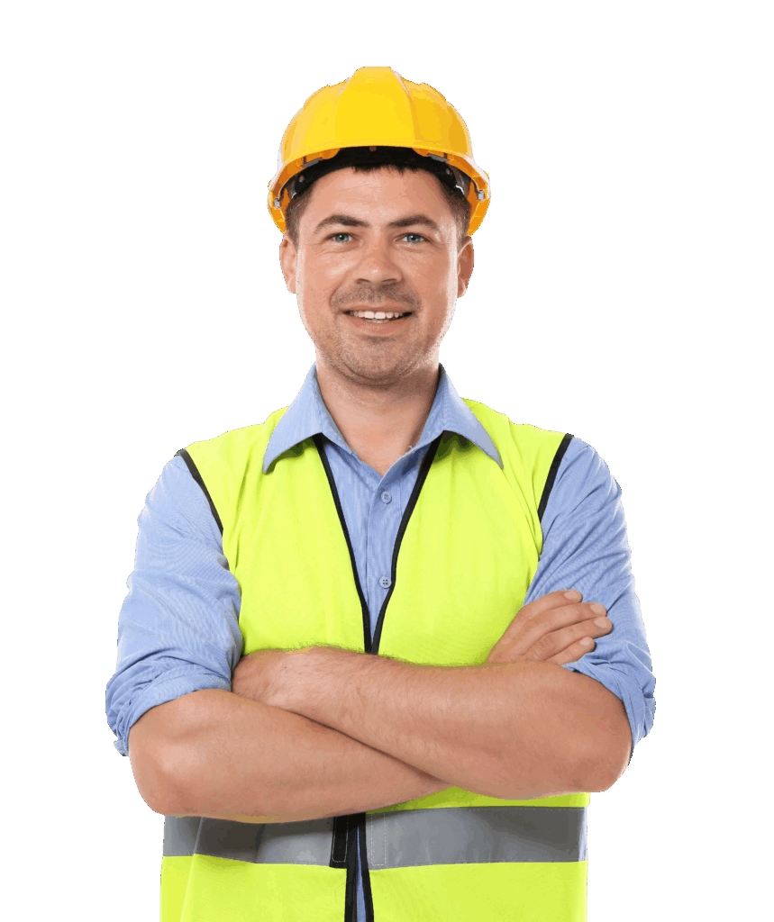 Man on a hard hat